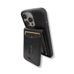 Hoesje voor Apple iPhone 11 Pro Leren Magnetic-Draadloos Opladen-Pashouder 4X - Afbeelding 2