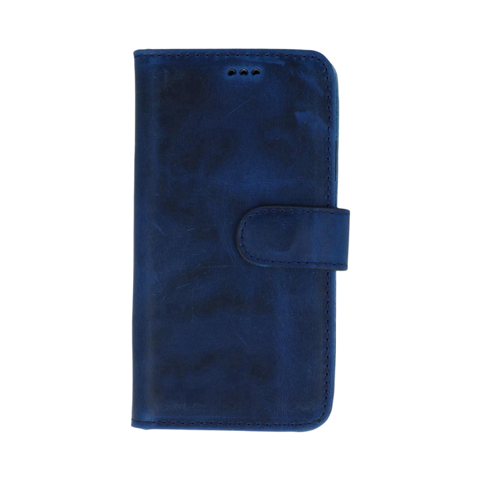 pixelcut_21 Apple iPhone 14 Pro Hoesje - Handgemaakt Echt Lederen Portemonnee Book Case - Afbeelding 1