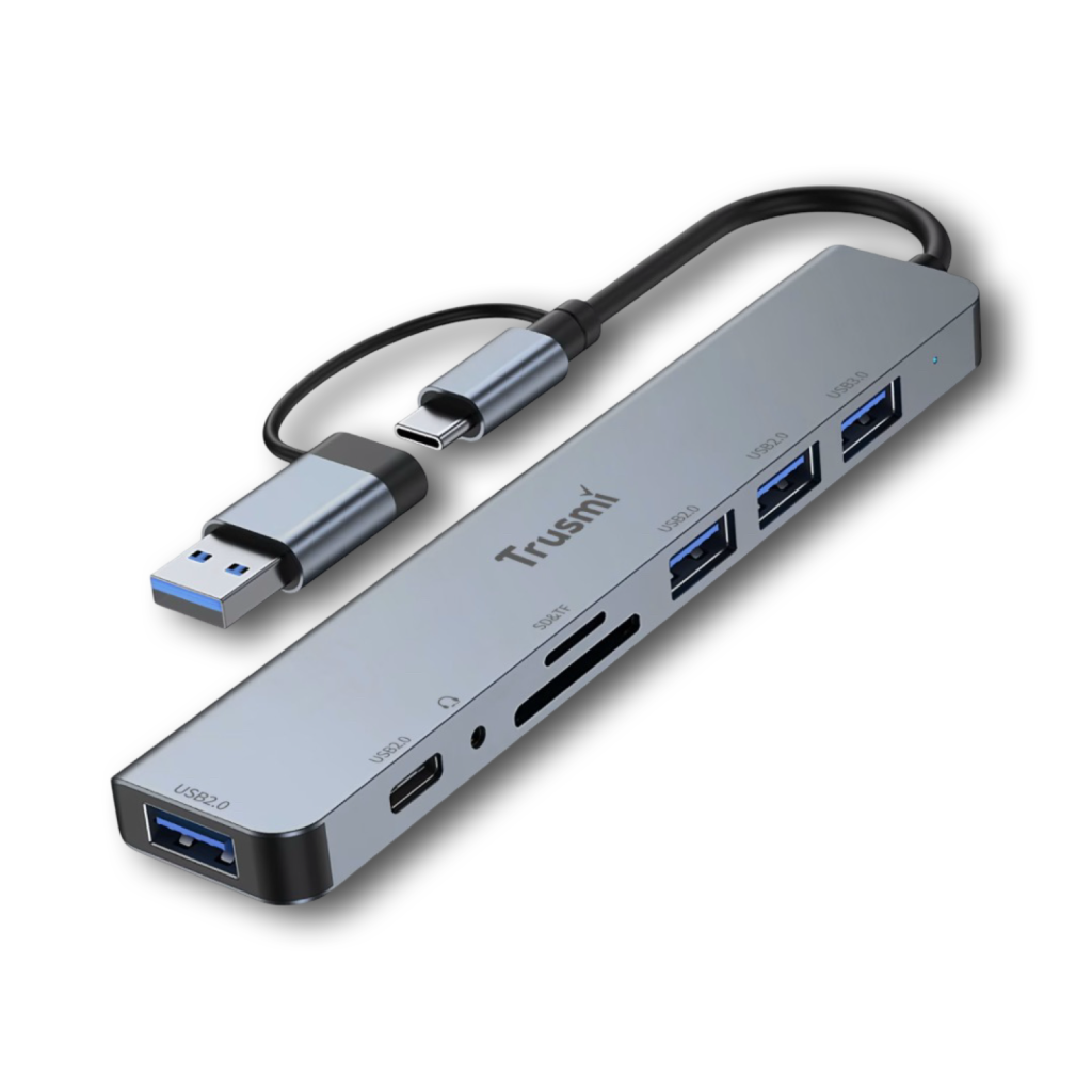 Trusmi DS01-01 8-in-1 Type-C Multifunctional Docking Station