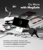 Samsung Galaxy S25 Ultra Hoesje – Zwart Magnetisch, Siliconen & Cameraring Bescherming - Afbeelding 5