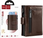 Hoco Pasjeshouder met Rits – RFID Anti-Skim Portemonnee – Uitschuifbare Pop-Up Creditcardhouder – Luxe Kunstleer - Afbeelding 8