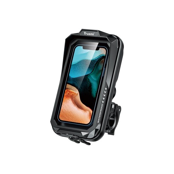 TRUSMI  Waterdichte Telefoonhouder voor Motor & Fiets – 360° Draaibaar (4.0–6.8 inch)