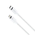 Trusmi 27W USB-C To Lightning Braided Oplaadkabel - Wit