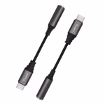TRUSMI USB-C naar 3.5 mm AUX Adapter 9 cm voor Android & USB-C Smartphones